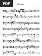 Kazabue Arr Daniel Fix - Full Score