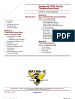 Spartan-3E FPGA Family: Complete Data Sheet: Introduction and Ordering Information DC and Switching Characteristics