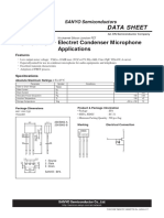 Data Sheet: Electret Condenser Microphone Applications