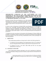 DOF-DOH-BIR-FDA Joint Administrative Order No. 2.2018