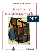 De L'histoire de L'art À La Sémiotique Visuelle