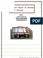 A Project Report On Strategic Market Planning: Riaz Ahemad SM20092001