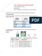 Nomenclatura en Quimica Organica