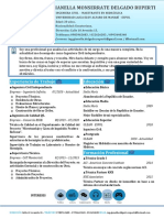 Curriculum Vitae Gianella Delgado