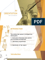 Chem 133l Laboratory Orientation (Online)