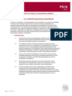 ps18 2013 Recommendations On Monitoring During Anaesthesia