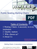 Public Seating Waiting Chairs