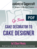 Lambert Academy Professional Cake Designer Certification Program