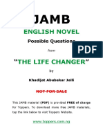 English Novel: The Life Changer