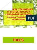 Analytical Techniques in Biotechnology LABORATORY (BT1403) : R.Aruna Vigneshwari 96507214001