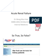 Acute Renal Failure - WMH