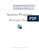 Autism Program: Welcome Packet