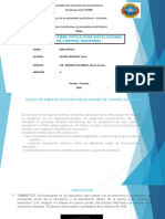 Enlace de Fibra Optica para Instalaciones de Control