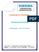 PRE-QUALIFICATION - Pavers - Aalco Group