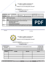 Course Syllabus: BACHELOR OF SCIENCE IN