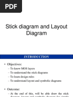 Stick Diagram and Layout Diagram