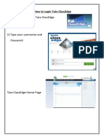 1) Double Click On The Tata Classedge Icon