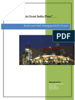 " Retailing in Great India Place": Retail and Mall Management (II) Project