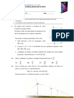 Novo Espaço 11 - Proposta de Teste Global