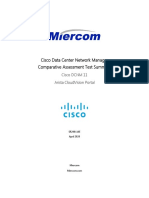 Cisco Data Center Network Manager Comparative Assessment Test Summary