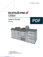 Konica Minolta Bizhub Pro C6501 User Manual Security