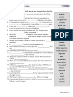 B2 Crime and The Law TOP002: English-Practice - at