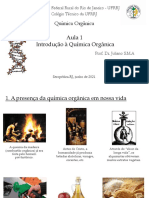 Aula I - Conceitos Fundamentiais - Quimica Organica 3 Ano