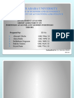 Addis Ababa University: College of Business and Economics Departement of Accounting and Finance