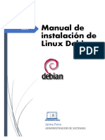 Manual Instalación de Debian