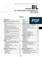 Sistema de Carrocería, Cerraduras Y Seguridad: Índice