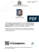 Certificado Buena Conducta