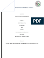 Ensayo Importancia de Presupuestos en La Edicicacion