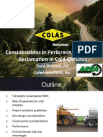 Considerations in Performing Full Depth Reclamation in Cold Climates