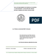 Propuesta para El Establecimiento de Reserva de Biosfera Mediante La Aplicación de La Ecología Del Paisaje. Caso de Estudio: Península de Paria, Estado Sucre, Venezuela Dra. Francia Motta Salinas