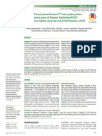 Profil Hasil Pemeriksaan CT-Scan Pada Pasien Tumor Paru Di Bagian Radiologi RSUD Dr. Zainoel Abidin Periode Juli 2018-Oktober 2018