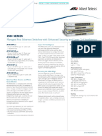 8500 SERIES: Managed Fast Ethernet Switches With Enhanced Security and Layer 2-4 Intelligence