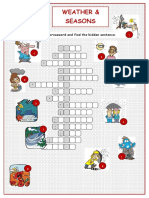 Weather Crossword