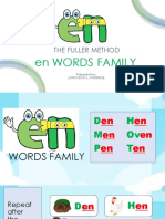 The Fuller Method: en Words Family