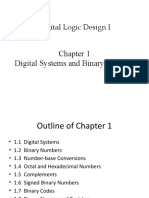 Digital Logic Design I: Digital Systems and Binary Numbers