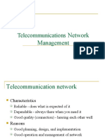 Telecommunications: Network Management