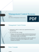 CH 1 The Nature of Management Control Systems