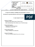 Examen National Physique Chimie SPC 2019 Normale Sujet 2