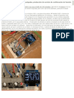 ラジオペンチ 0.96インチOLEDを使ったオシロ、機能確認版の製作 (Arduino)