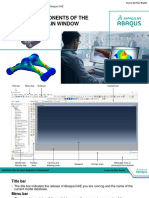 Components of The Main Window: Section: The Basics of Interacting With Abaqus CAE