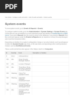 System Events - Deep Security