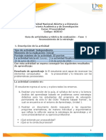 Guia de Actividades y Rúbrica de Evaluación - Fase 1 - Reconocimiento de La Estrategia