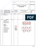 Feuille Analyse Gamme Usinage