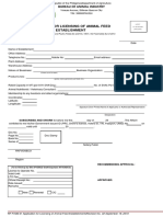 RF FVDB-01 Application For LTO Animal Feeds