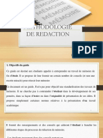 METHODOLOGIE DE REDACTION Mohamed ADJIBADE