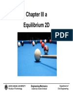 Chapter III A Equilibrium 2D: Engineering Mechanics